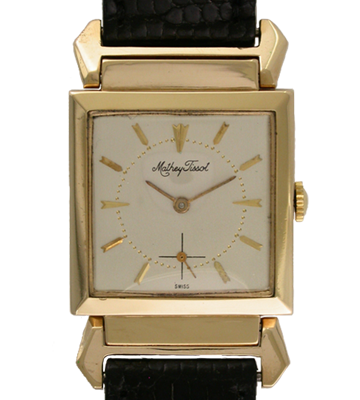 1952 Mathey Tissot Large 14k - The Antique Watch Company